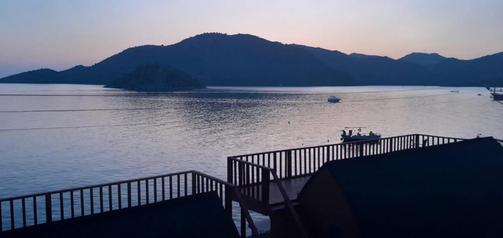 Bungalow with Pier, Terrace, View in Bozburun