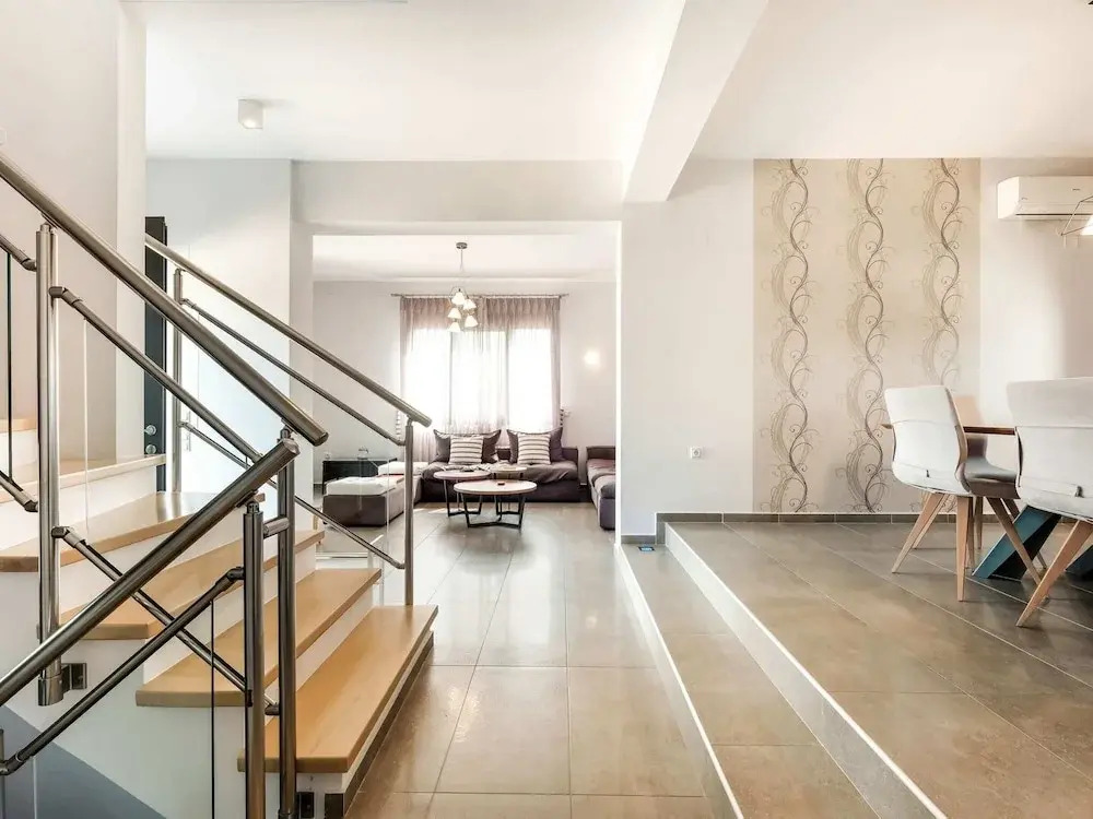 Beautiful new Large House, Private Pool, Near Beach at Rethymno, NW Coast