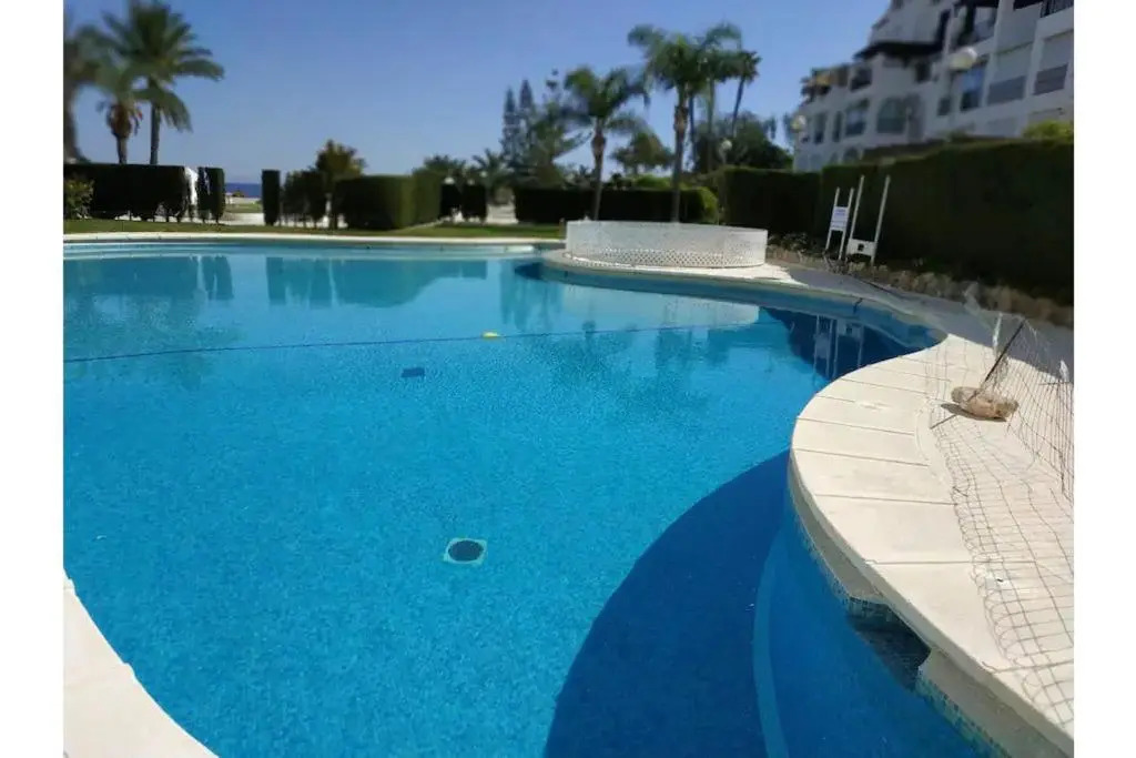House with 3 bedrooms in Roquetas de Mar with wonderful sea view shared pool furnished terrace 75 m from the beach