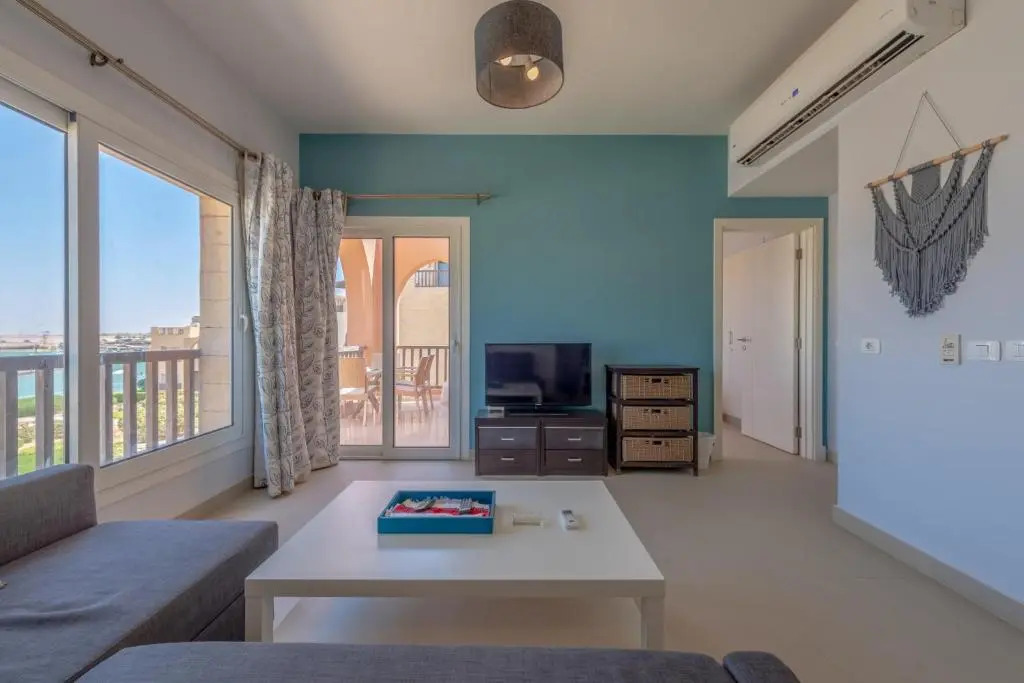 Lagoon View 1BR Apartment in Waterside El Gouna
