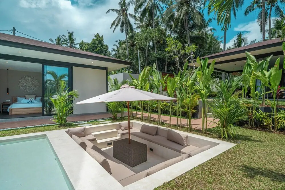 Xanadu - 5BR Ubud Designer Villa, Pool with Rice Fields Views