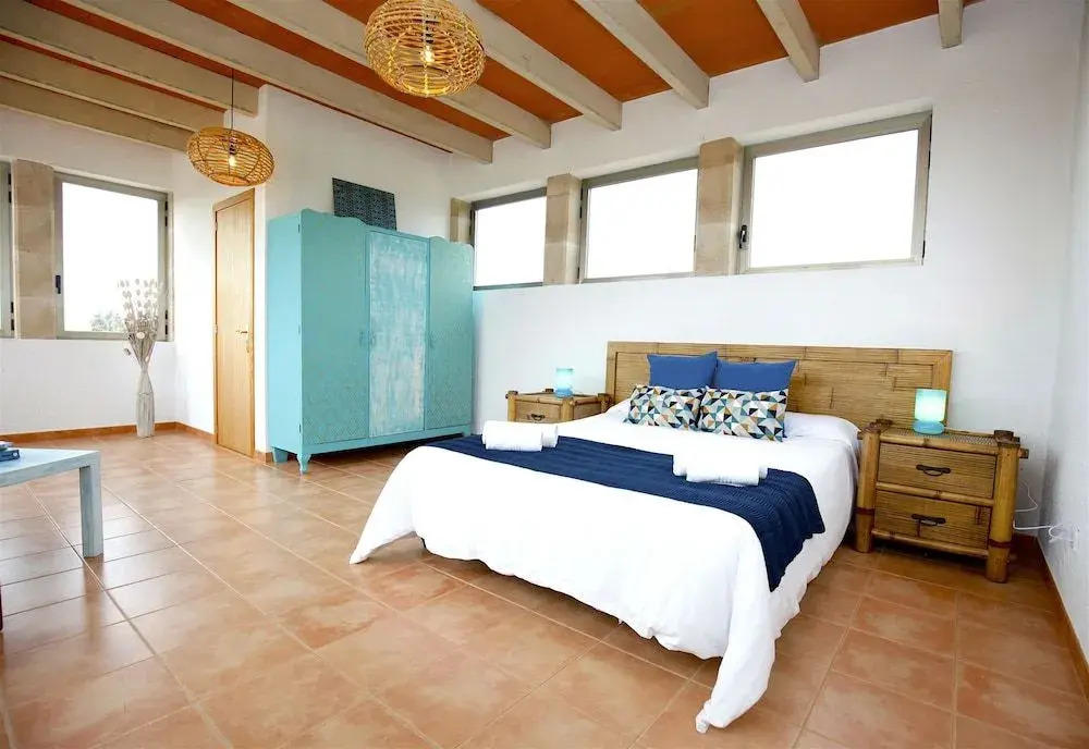 Villa Es Trenc Mallorca - Bauhausvilla mit 21m Privatpool am Es Trenc Naturstrand
