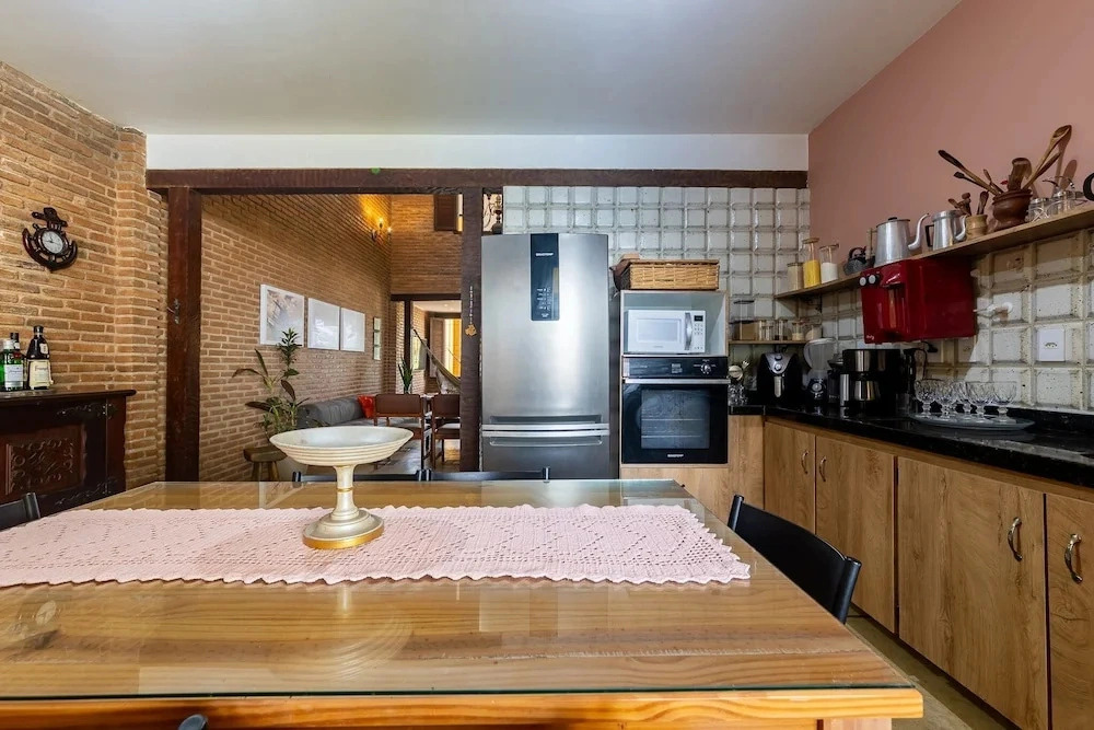 Casa Rustica 4qt beira mar e piscina 156