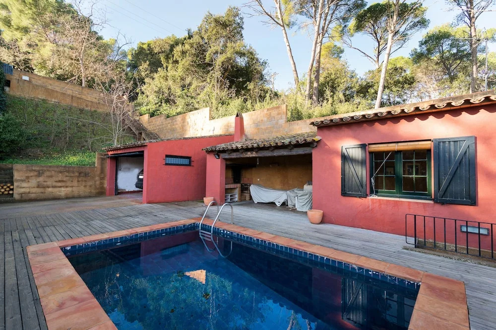Bohemian villa con piscina privada en Playa Tamariu