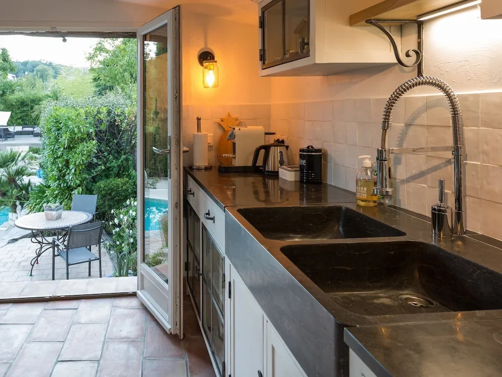 Stone Villa in Saint-jeannet With Roofed Terrace and Garden