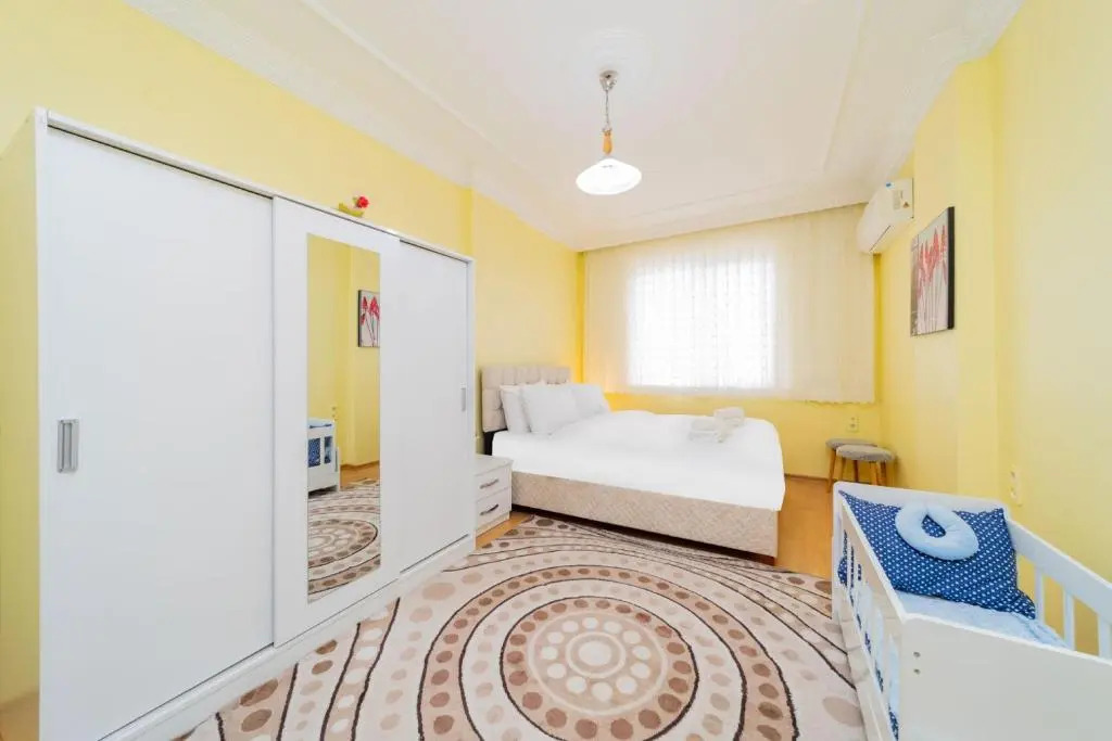 Central Fully Furnished Flat In Antalya Kepez
