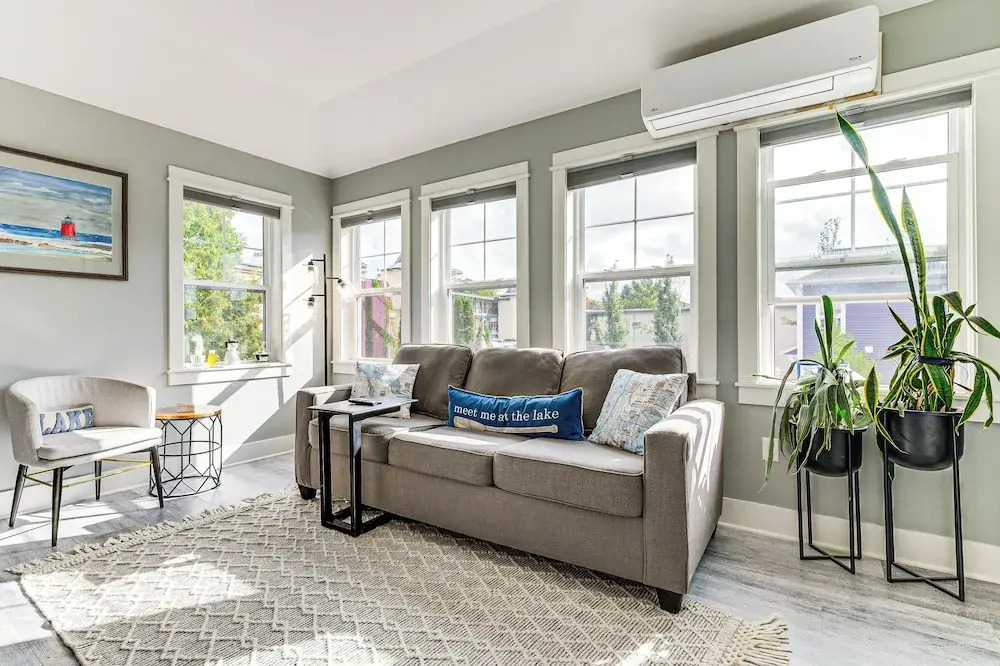 Walk to Dtwn: Charlevoix Condo w/ Fireplace