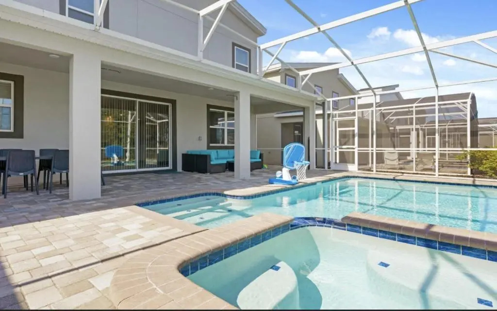 Come to Stay a FEW Miles to Disney Large Pool Home Sleep 36
