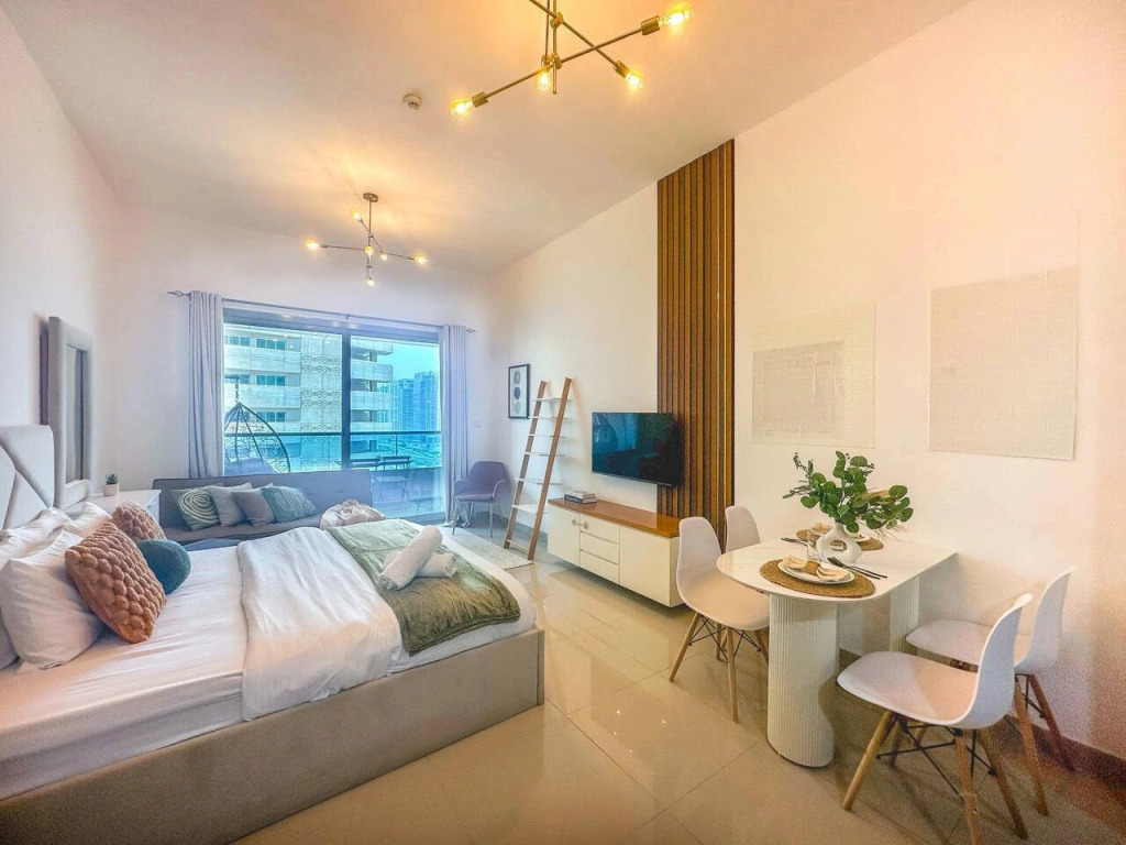 Квартира 14th Floor Marina Studio | Steps to Metro & Beach