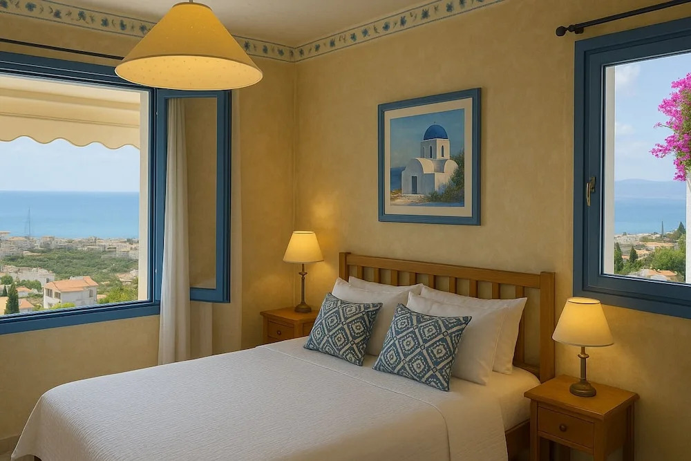 Private villa full view for up to 10 vacationers