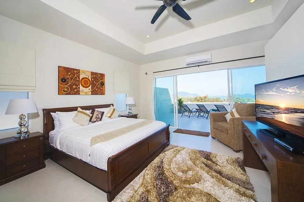 View Peche Villa 8 Bed 180 Degree Views across the Andaman Sea