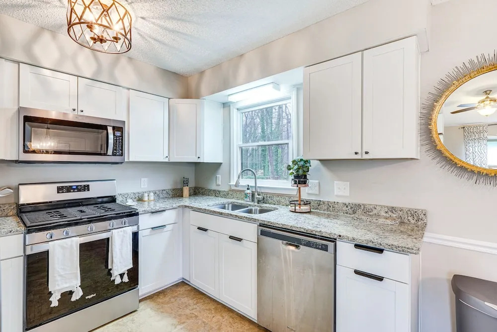 Mebane Home w/ Private Yard: Steps to Downtown!
