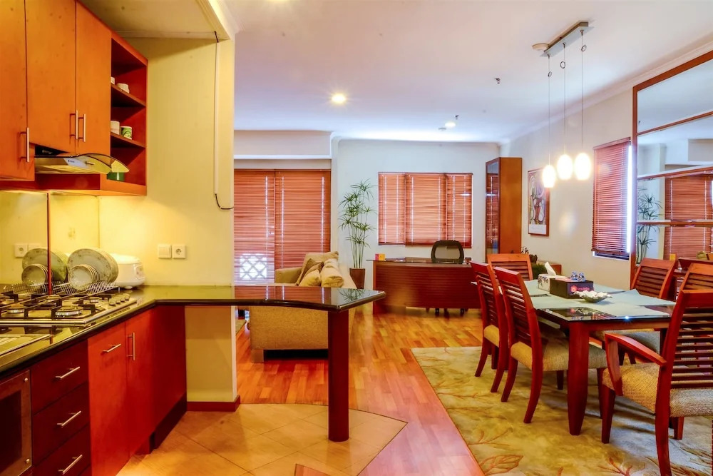 1 Bedroom at Puri Garden Apartment by Travelio