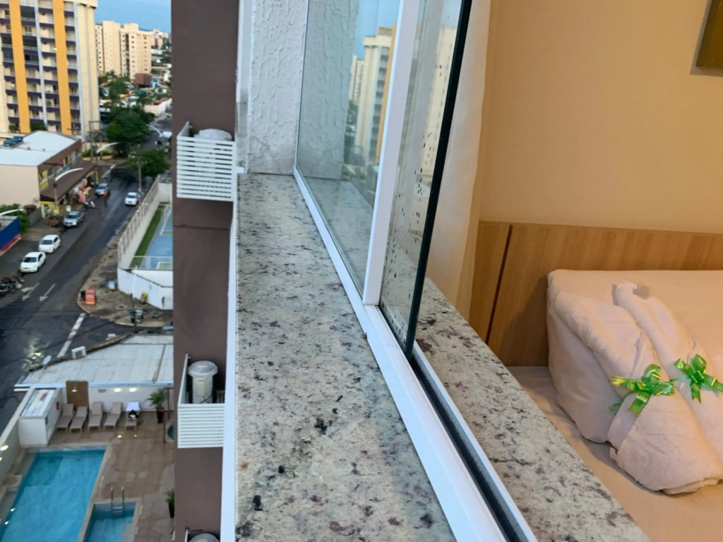 Apartamento tipo Flat para temporada em Caldas Novas com cozinha completa