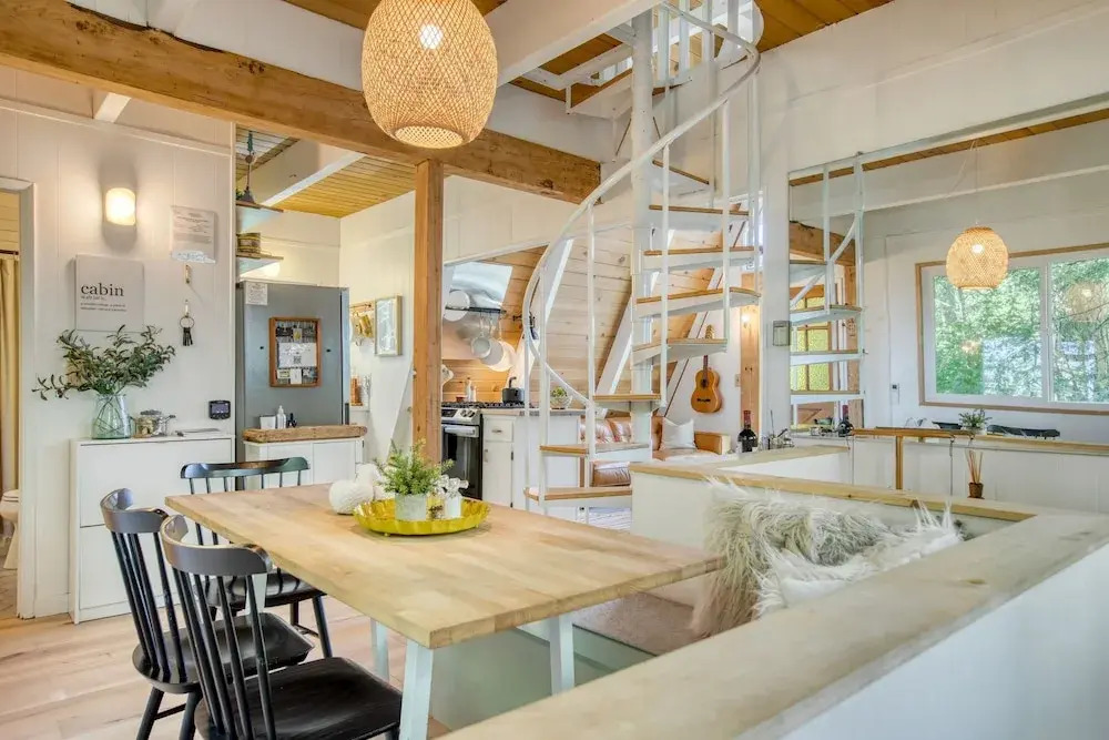 A-frame Retreat by Avantstay Modern Interiors 2 Decks Views