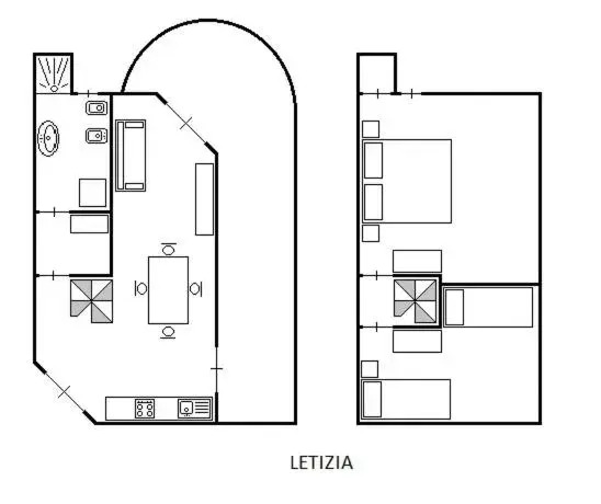 Appartamenti Olimpia e Letizia