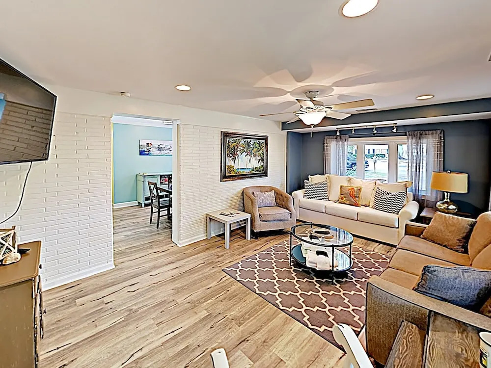 New Listing! Cute Home w/ Big Backyard, Near Beach home