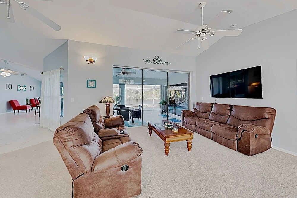 New Listing! On Canal: Gulf-access Dock, Pool 3 Bedroom Home