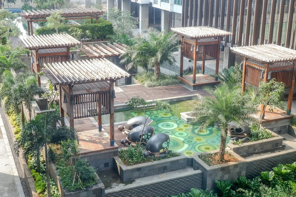 Cozy Pool View Kemang Village Residence Apartment with Direct Access To Mall