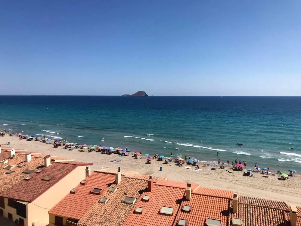 Apartment with 2 Bedrooms in la Manga, with Wonderful Sea View, Pool Access And Furnished Balcony