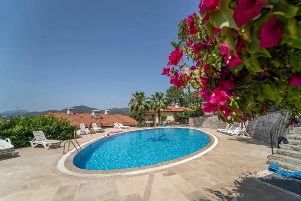 House With Balcony and View Near Beach in Gocek