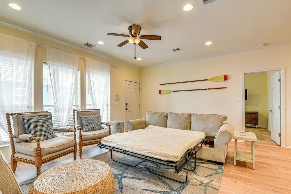 Gulf Views: Beachfront Bolivar Peninsula Escape!
