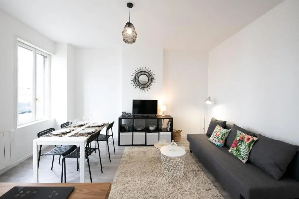 Le Mille - Cosy appartement 4 personnes - 15mn du centre de Lyon