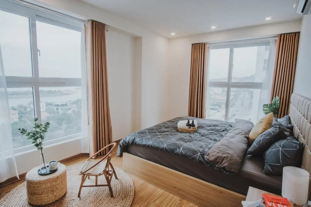 BunHomestay ☆ SEA-View BEDROOM 3BR/apt☆Netflix+Pool☆Near Harbour