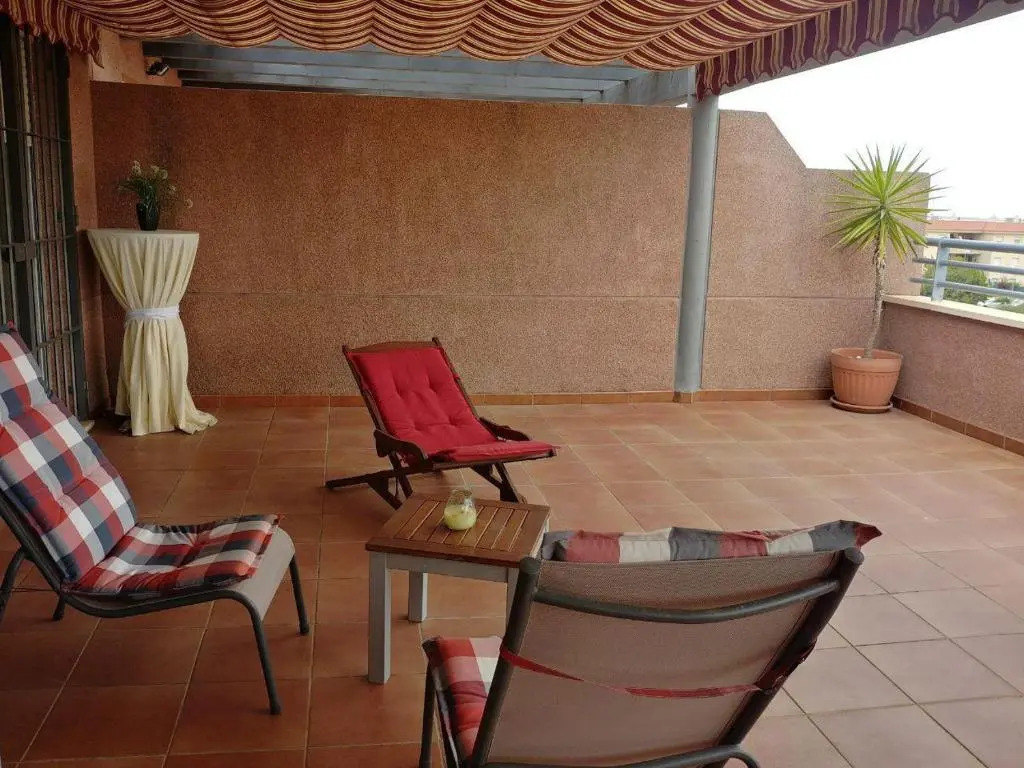 ÁTICO TERRAZA 65m. Playa, piscina, A/C, Wifi