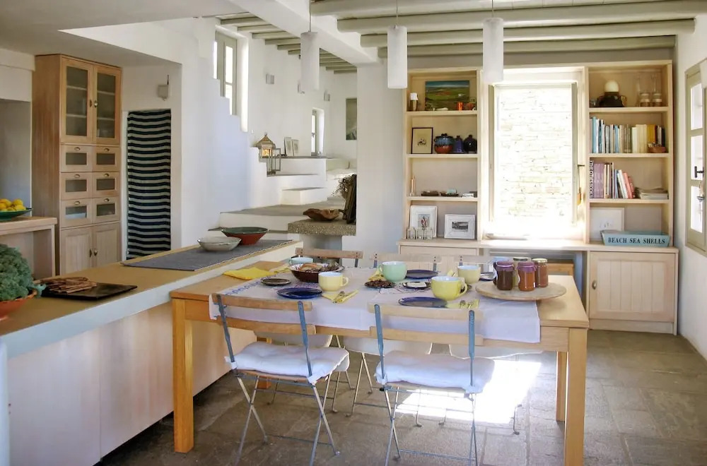 Villa With 3 Bedrooms in Cyclades, With Wonderful sea View, Private Po