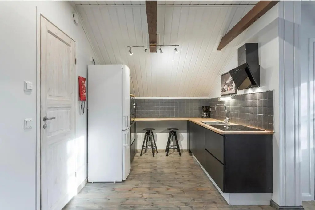 Unique open space loft studio in the attic