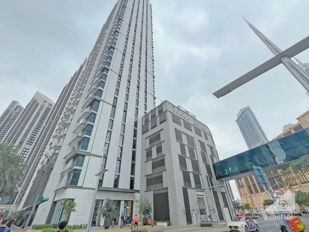 Burj Crown Luxury 3bedroom Balcony & View