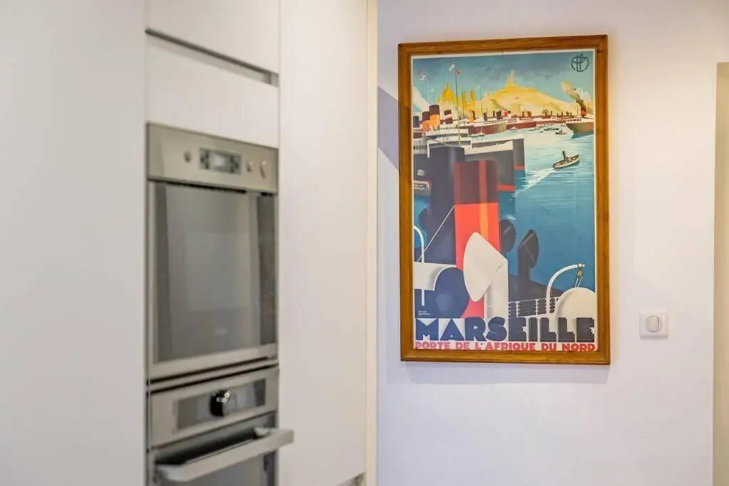 Appartement 5*, Climatisé, avec Terrasse au quartier Le Panier