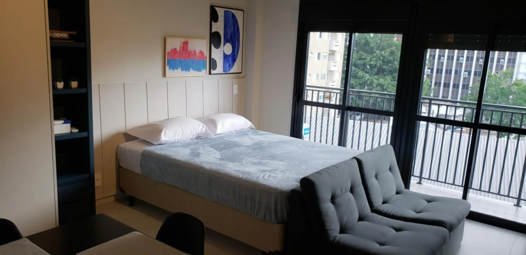 68 Brand-new studio next to Paulista Av, fast wifi