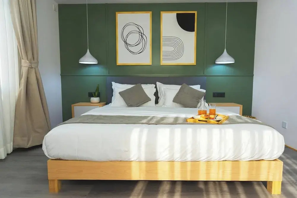 Tiny Living Apartments Cosy 1 Bedroom Studio with King Bed Kitchenet in Central Kathmandu with Terrace