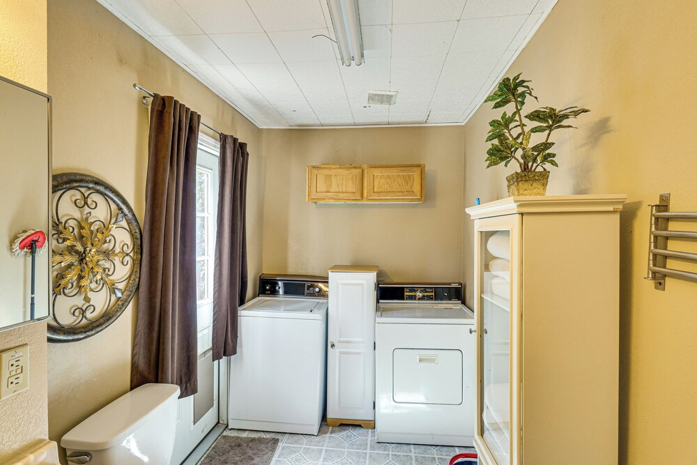 4 Mi to Rainbow Lake! Serene Home w/ Deck