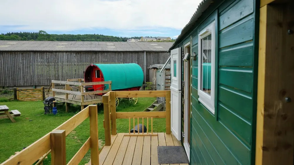 Unique Upcycled Straw Trailer @ Westcote
