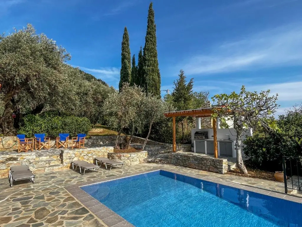 Villa Panorama Skopelos - Amazing sea view, private pool, sleeps 7, private & peaceful!