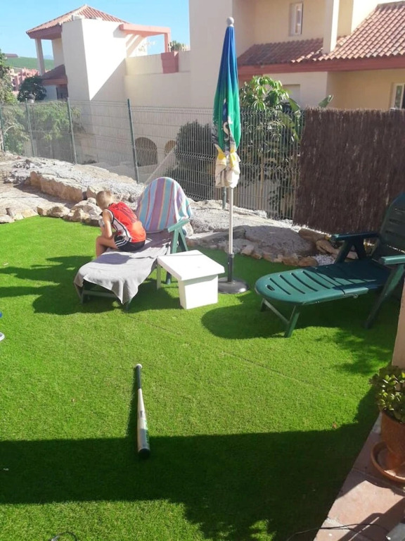 House with 3 Bedrooms in Manilva, with Wonderful Sea View, Pool Access, Enclosed Garden - 500 M From the Beach