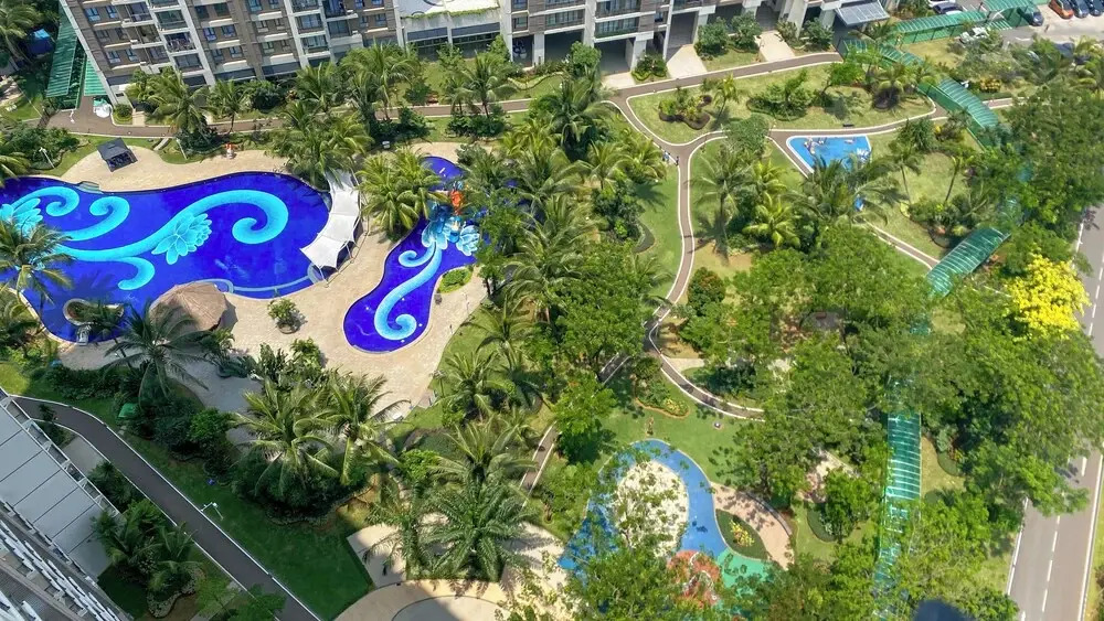 Luxury 2Br With Working Room At Sky House Bsd Apartment