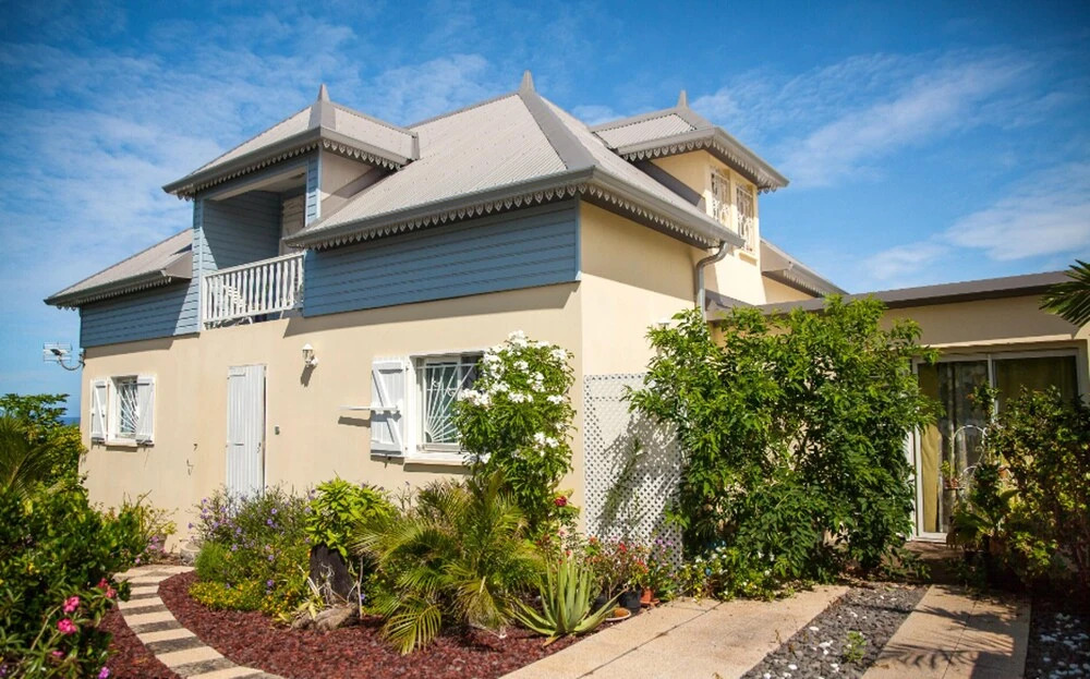 Villa With 4 Bedrooms in La Saline-les-bains, With Wonderful sea View, Private Pool, Enclosed Garden