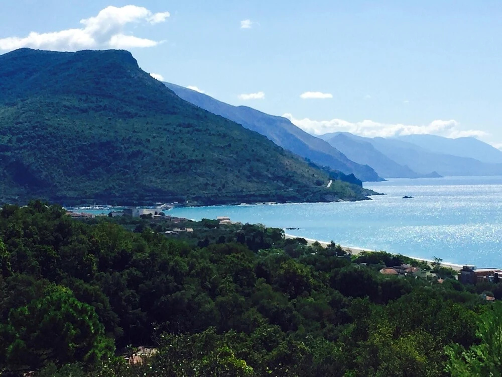Studio In Villammare With Wonderful Sea View Shared Pool Furnished Terrace 500 M From The Beach