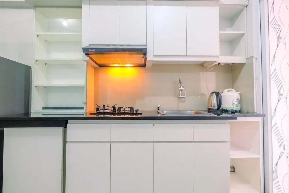 Furnished Green Pramuka 1BR Apartment with Modern Style and City View