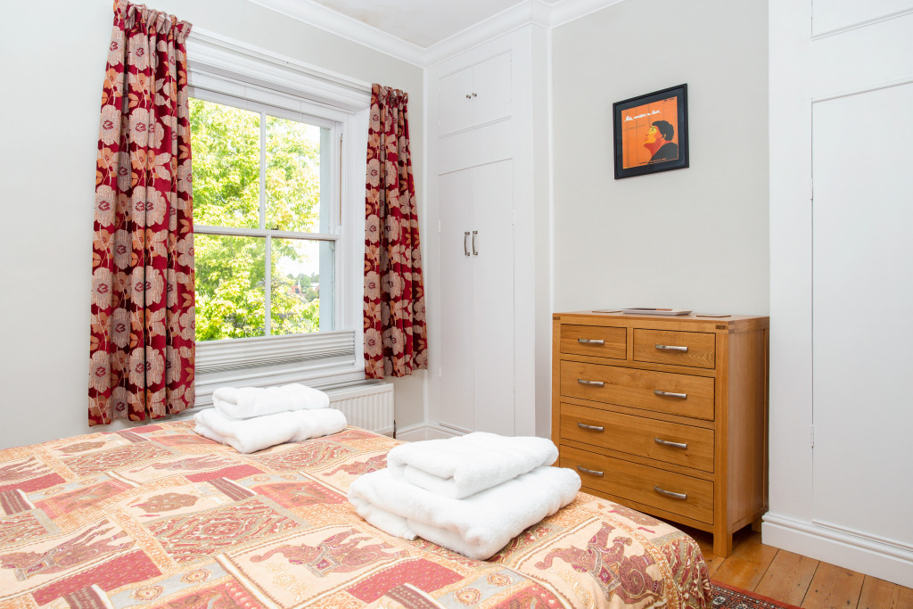 A peaceful elevated residential area within walking distance of the city