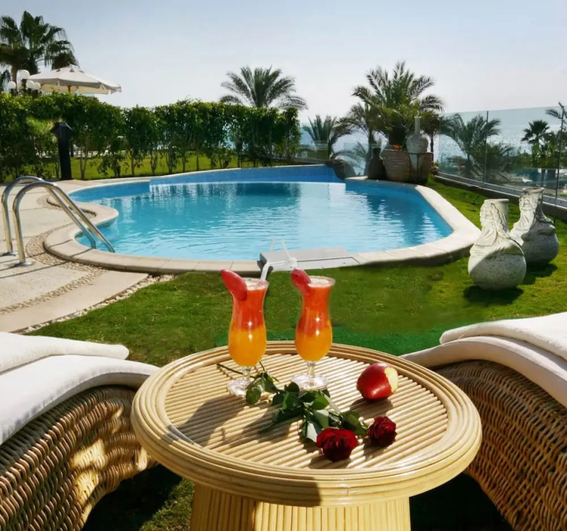 A 4 bedroom contemporary villa is furnished with luxe imported Italian furniture