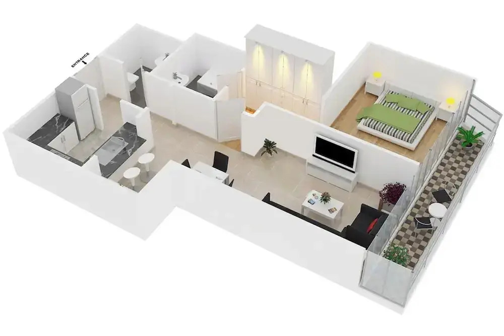 LUX Lavish Suite with Full Marina View 4