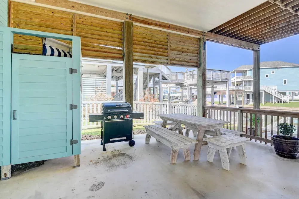 Stilted Galveston Vacation Home w/ Canal Views