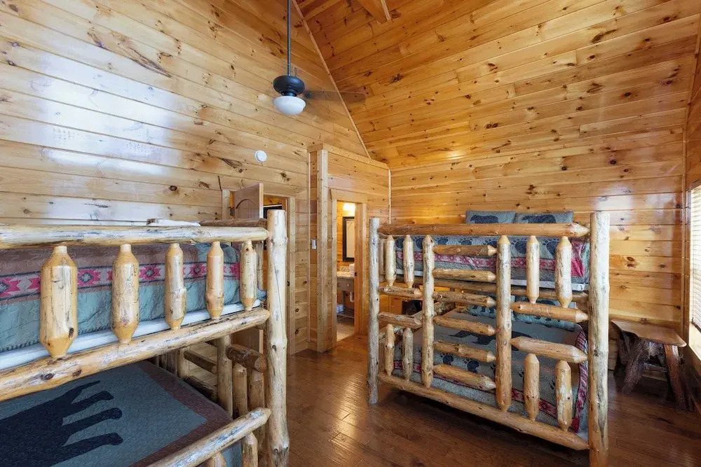 A View for All Seasons Luxe Smoky Mountain Cabin With Hot Tubs Game Room
