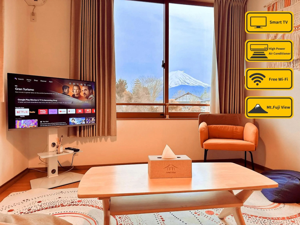 ヴィラ山間堂Panorama Villa BBQ Bonfire Fuji view Annovillas Sankando