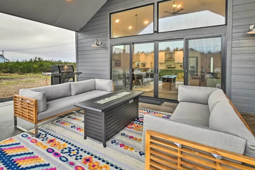 Modern Ocean Shores Getaway with Dock